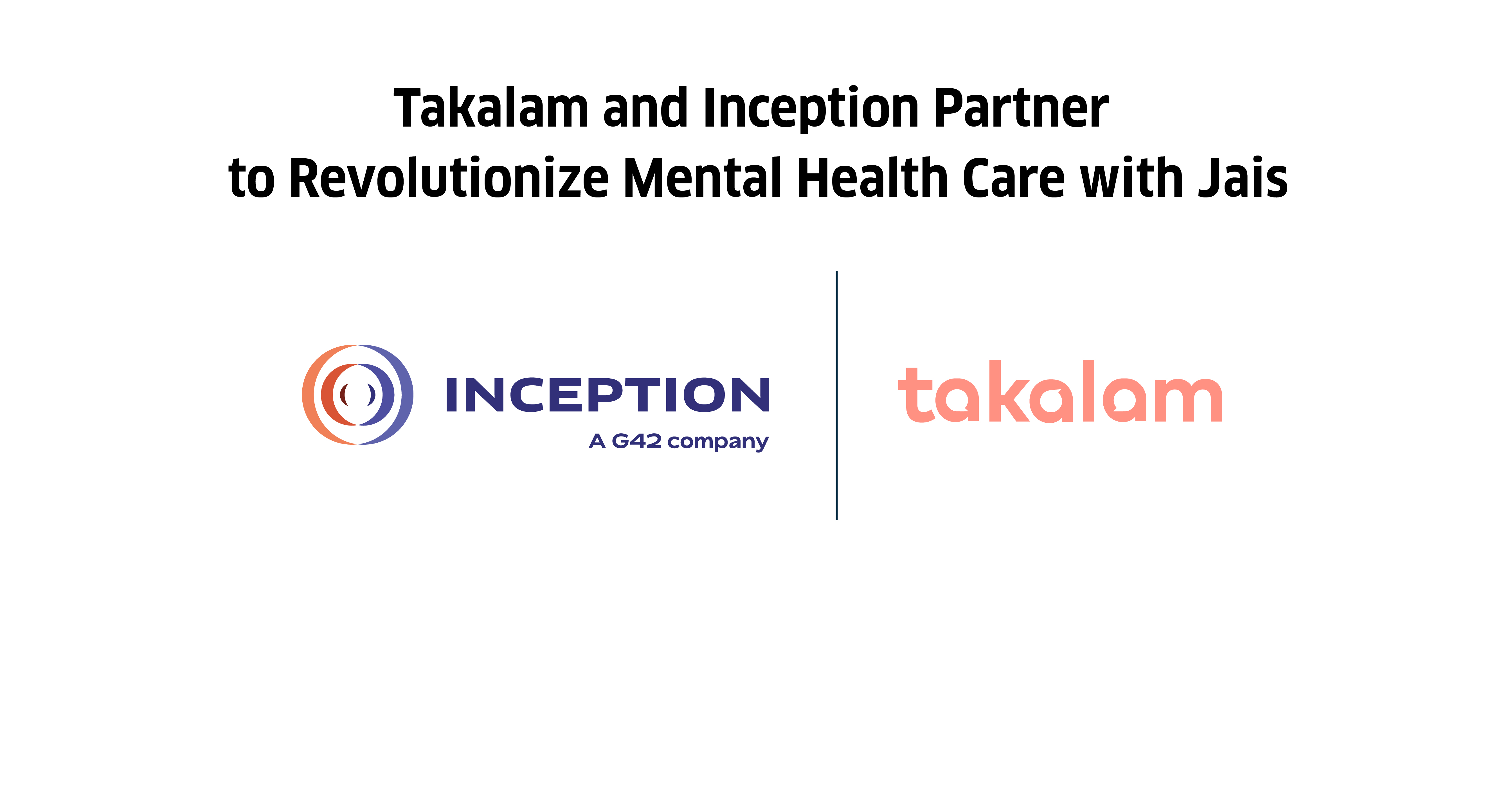 Takalam and Inception Partner to Revolutionize Mental Health Care with JAIS