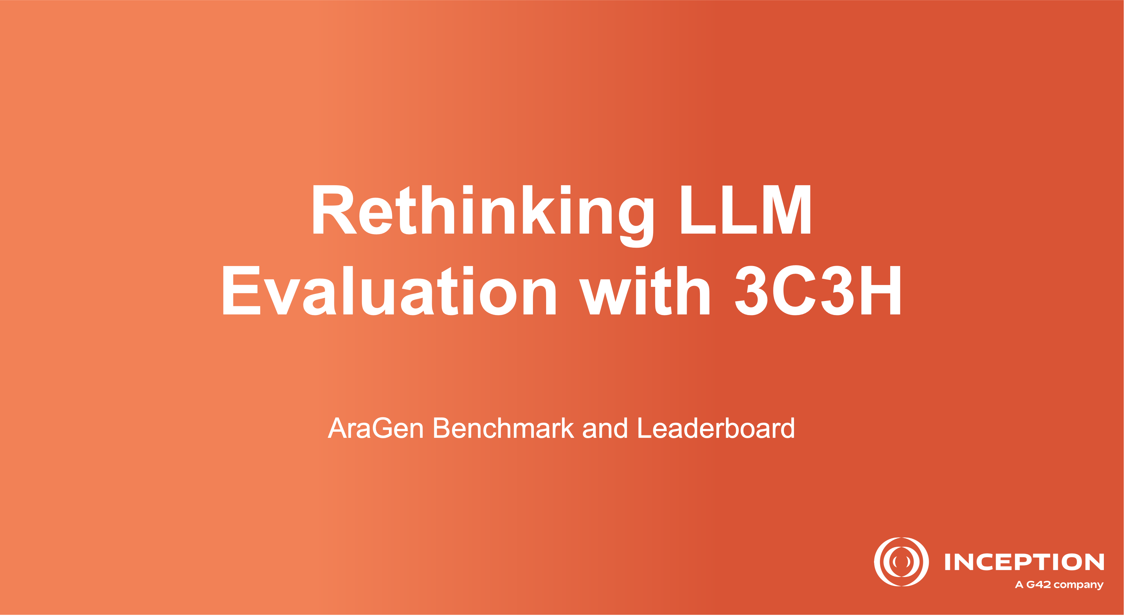 Rethinking LLM Evaluation with 3C3H: AraGen Benchmark and Leaderboard