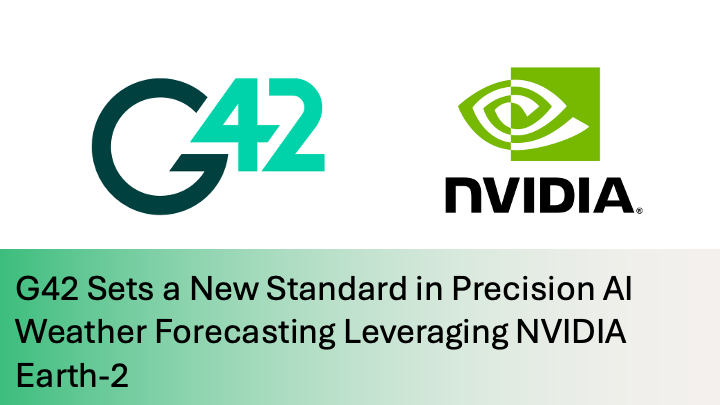 G42 Sets a New Standard in Precision AI Weather Forecasting Leveraging NVIDIA Earth-2