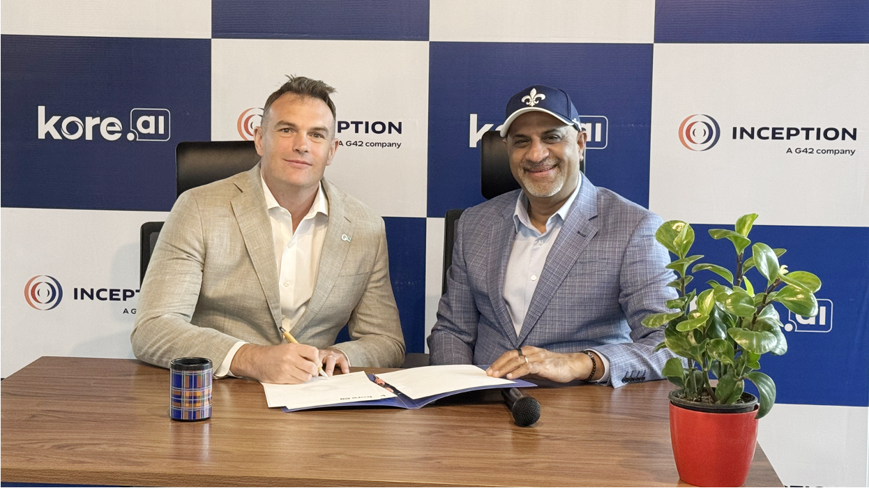 Inception, a G42 company partners with Kore.ai to Accelerate Enterprise AI Adoption in the UAE and Beyond